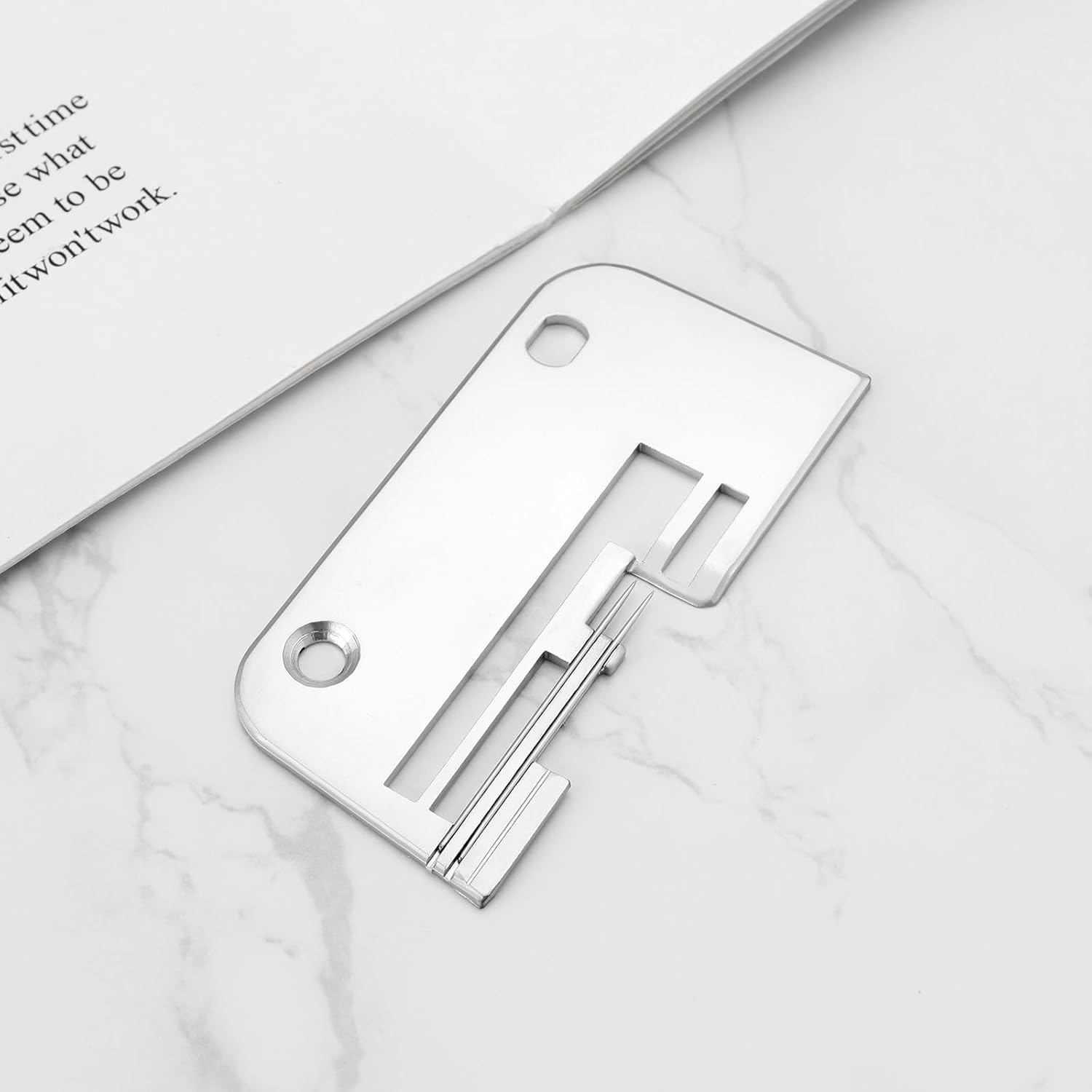 VGOL Sewing Machine Needle Plate #788601007 Needle Plate Metal Needle Plate Compatible with Janome Serger 1110DX, 434D, 504D, 634D, 788D, 8002D image number 3