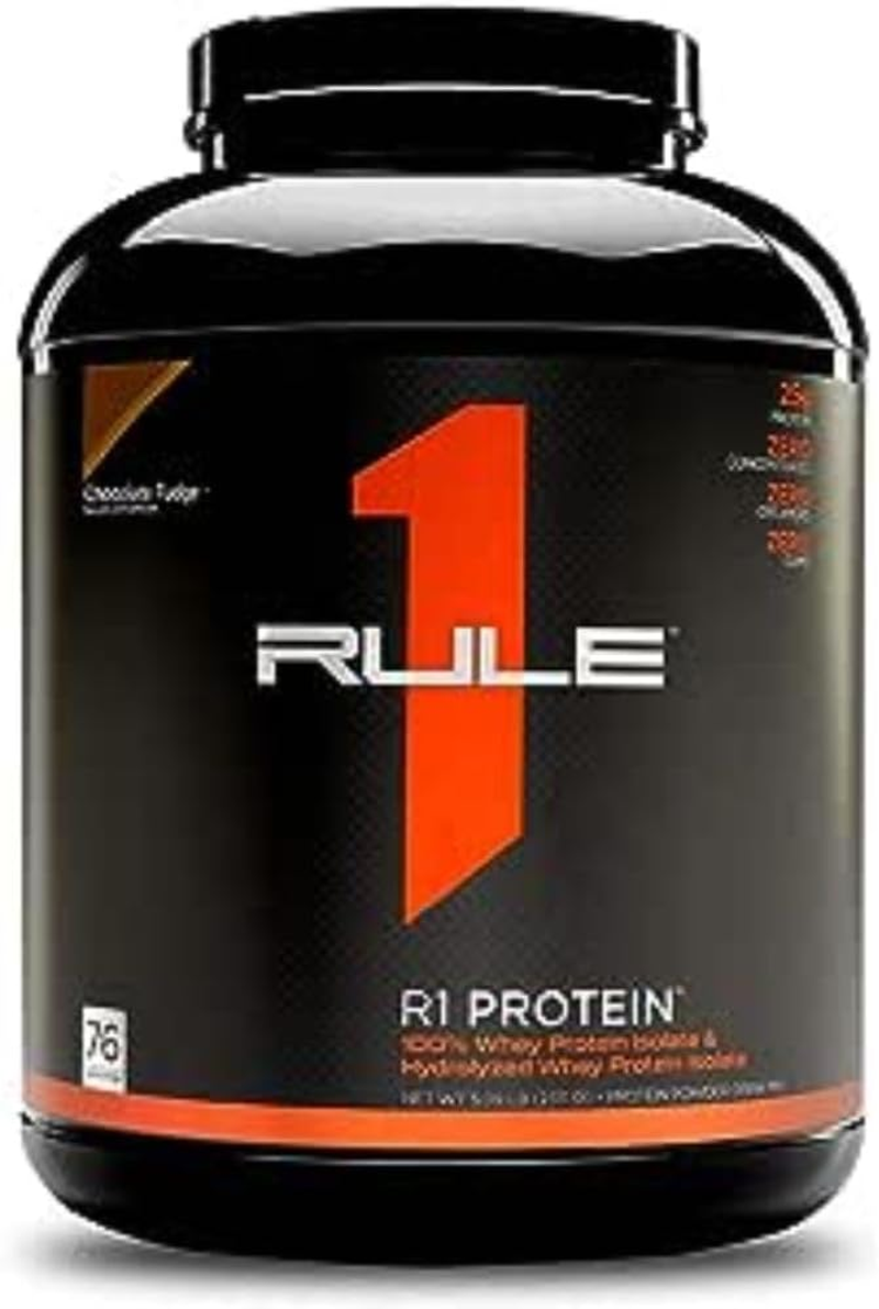Rule1 R1 Protein 76 Servings, Chocolate Fudge, 2.5 Kilograms image number 5