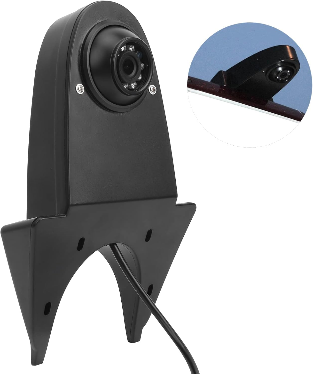 Car Backup Camera, Rear View Camera HD LED Night Vision Ip68 Waterproof Reverse Camera 120&deg; Wide View Angel for Universal Cars, Fit for Benz Viano Sprinter Vito image number 4