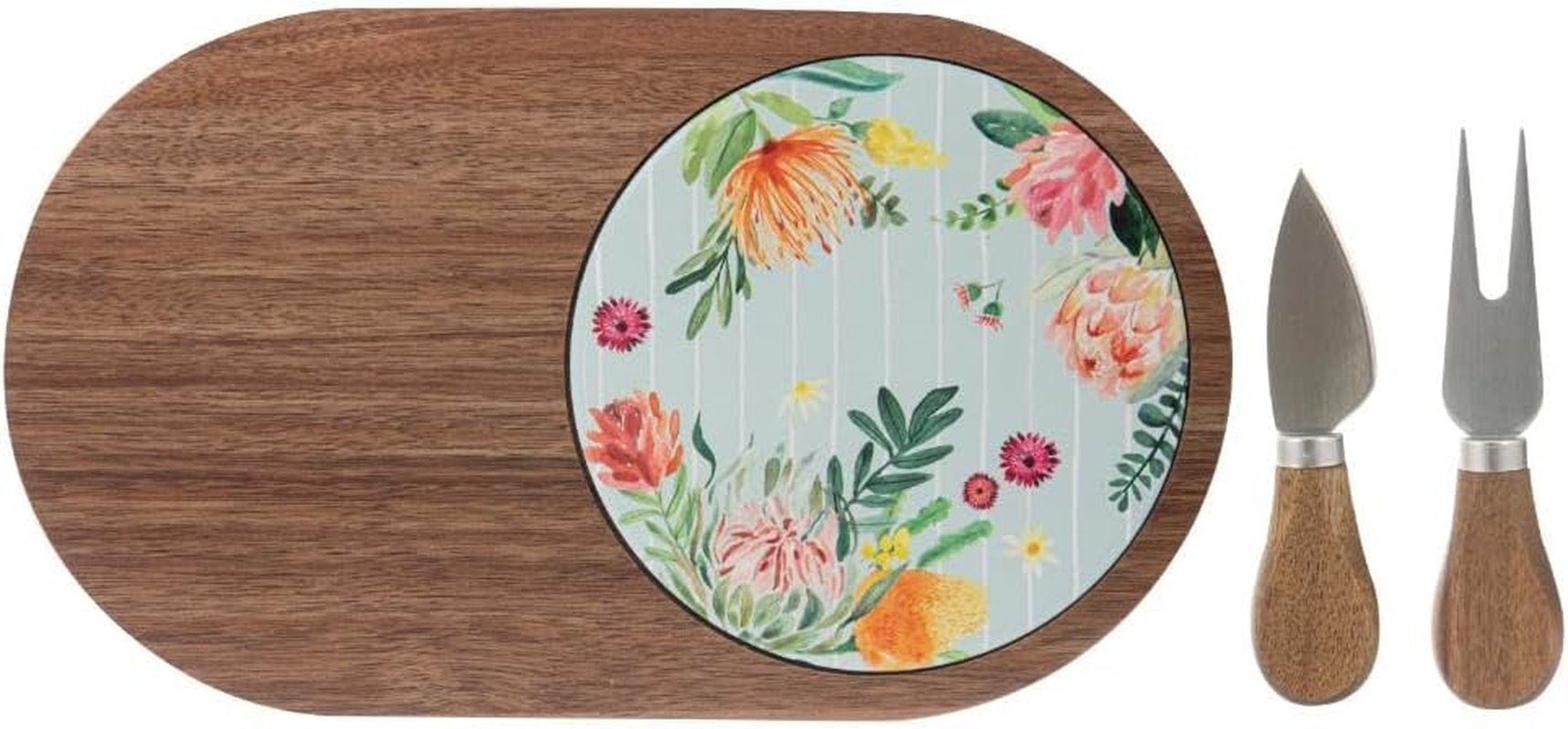 Ladelle Esperance Platter and Cheese Knife Set