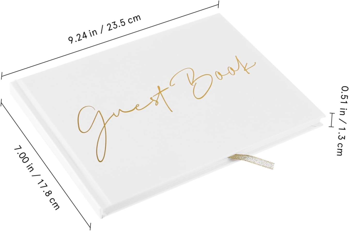 Memorial Guest Book Ample Pages for Funerals Weddings Birthdays Parties Elegant Foil Design for Cherished Memories and Heartfelt Messages image number 6