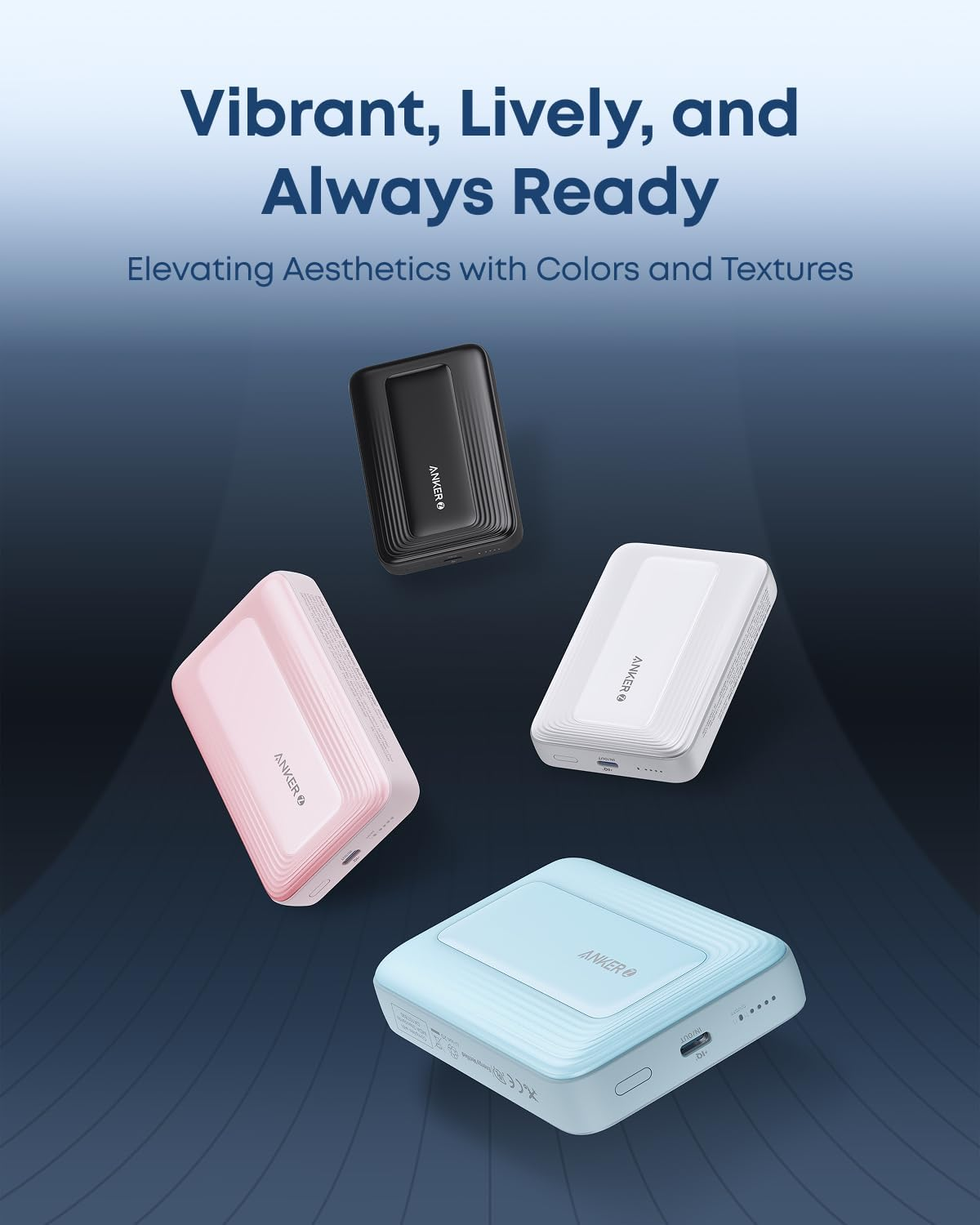 Anker Zolo Magnetic Power Bank, Compact 10,000Mah Wireless Portable Charger with 30W Max Fast Charging, Skin-Friendly and Durable Battery Pack, for Iphone 17/16/15/14 Series, Airpods, and More (White)