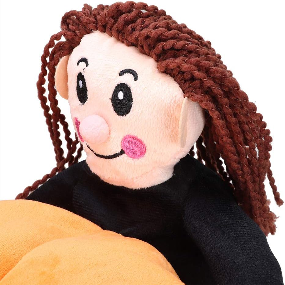 Cotton 3D Pumpkin Pet Costume Halloween & Party Cosplay Outfit for Dogs and Cats Comfy & Cute Dog Clothes with Easy to Wear Hook & Loop Design Ideal for Holiday Dress Up image number 3