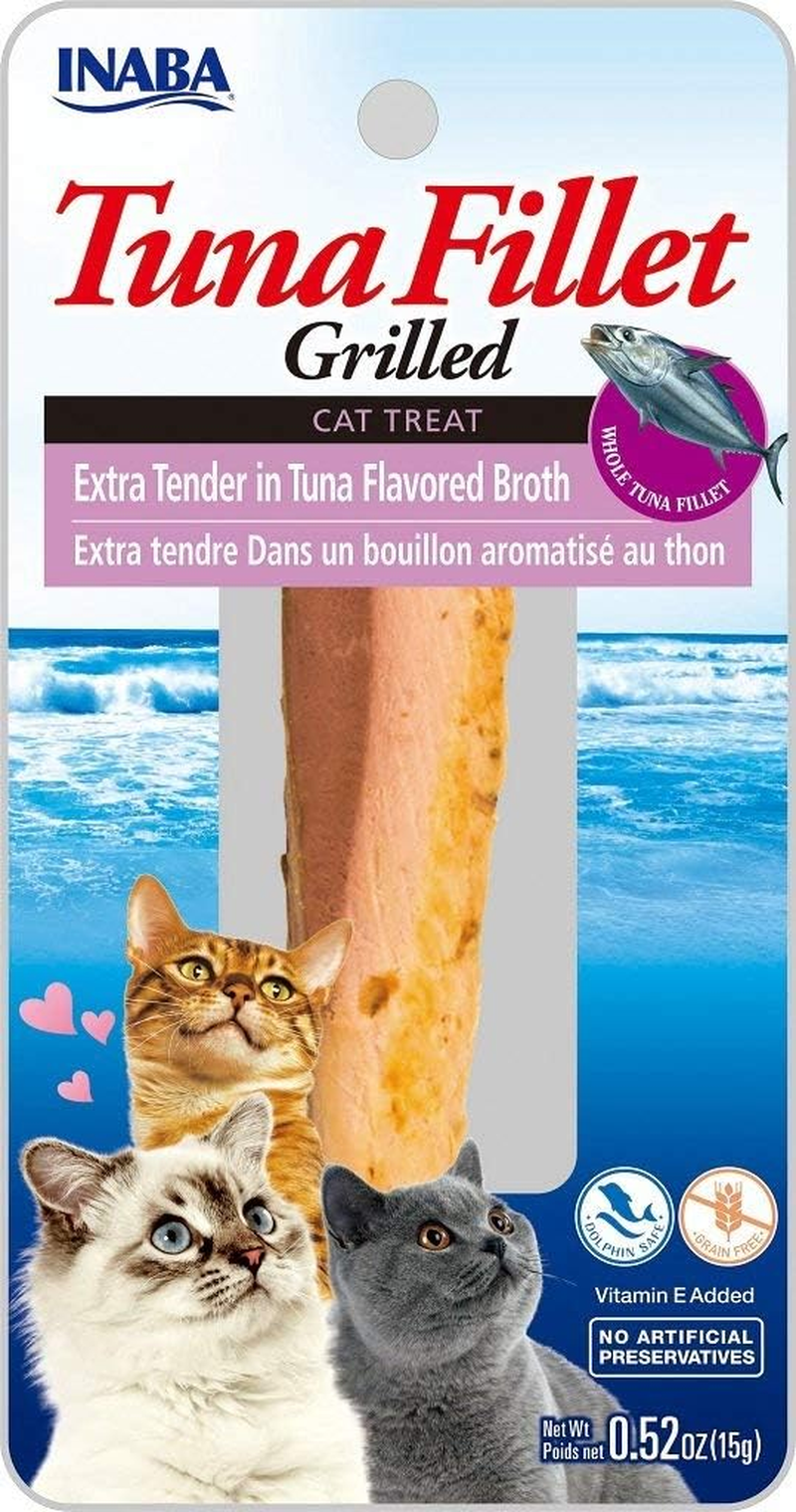 Inaba Tuna Fillet Ex Tender in Tuna Broth (Cat Treat) 6X15G