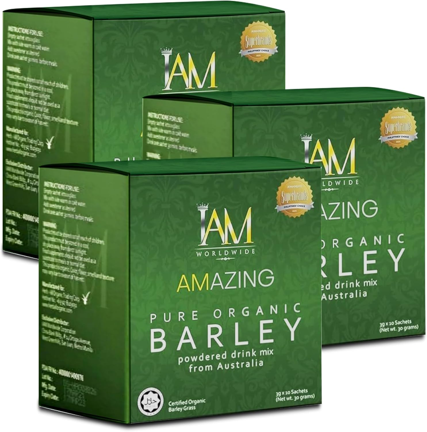 IAM Worldwide Amazing Pure Organic Barley 3 Boxes image number 6