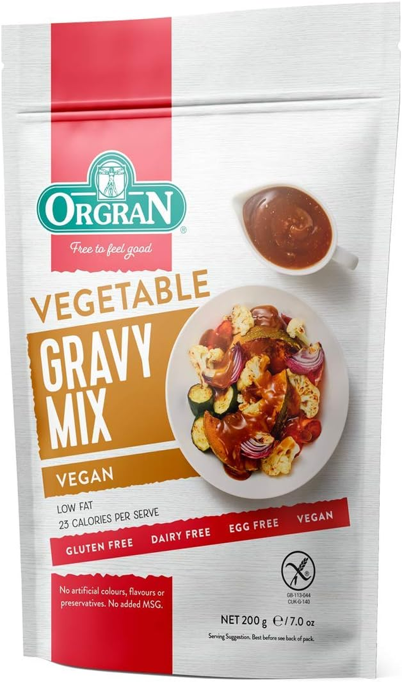 Orgran Gluten Free Vegetable Gravy Mix 200G image number 2