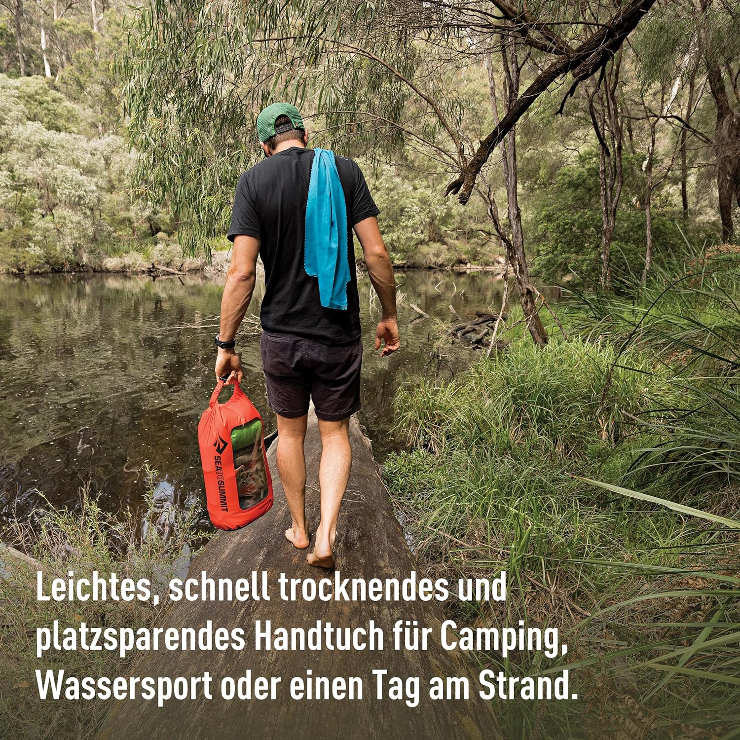 Sea to Summit - Airlite Towel Travel Towel - Hand/Bath Towel - Microfibre - Absorbent & Quick Drying - Ultralight - Compact - Hiking image number 7