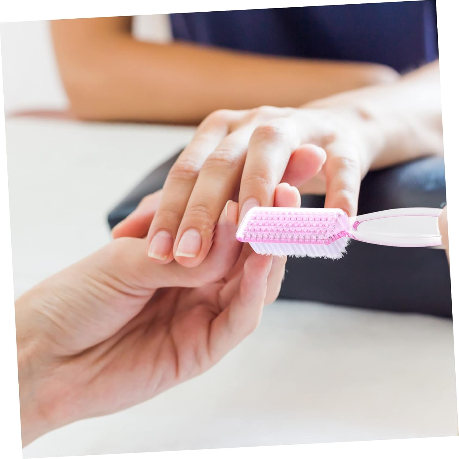 Outanaya 8Pcs Nail Art Cleaning Brush Professional Nail Supplies for Gentle Dust Remover image number 4