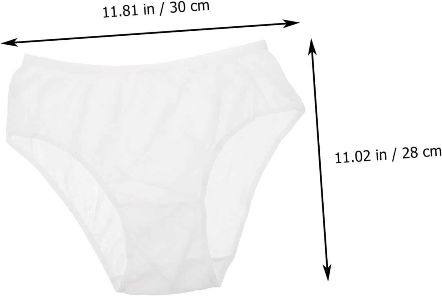 Healeved 4Pcs Disposable Postpartum Underwear for Pregnant Women XXL Breathable Cotton Maternity Panties Portable Sanitary Pants for Confinement Use White image number 4