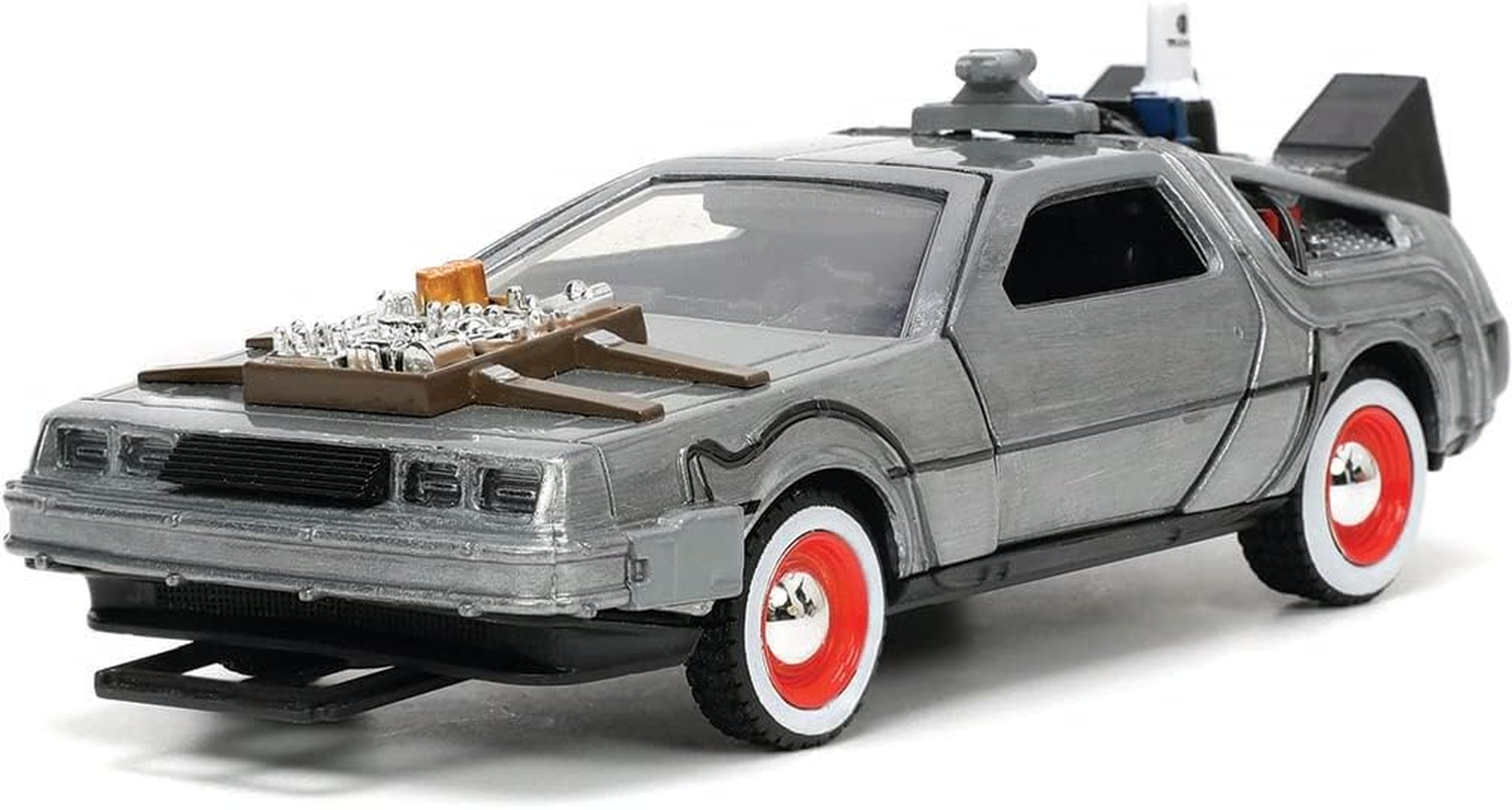 Jada Toys Back to the Future 3 Delorean 1:32 Scale Diecast Vehicle image number 5