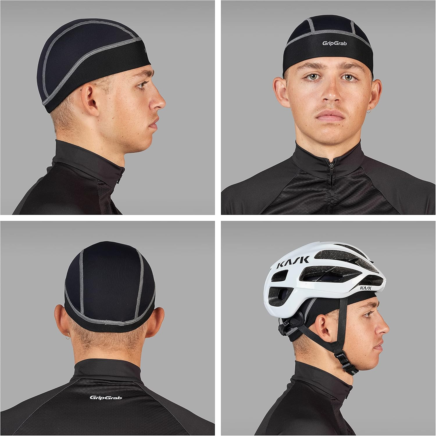 Gripgrab UPF 50+ Lightweight Uv-Protection under Helmet Summer Cycling Skull Cap Breathable Bicycle MTB Gravel Bike Hat image number 3