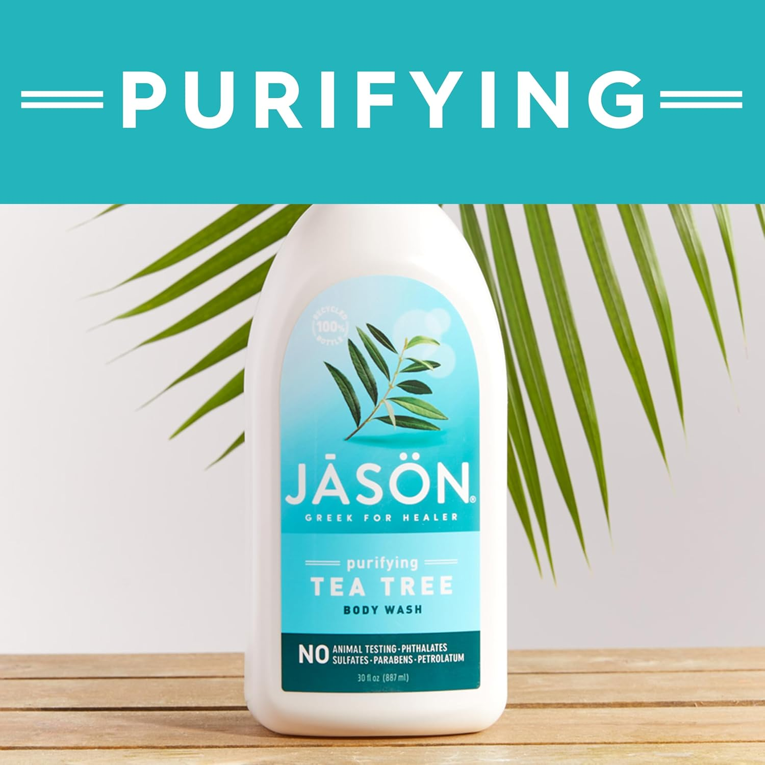 JASON Tea Tree Purifying Body Wash for a Gentle Feel of Cleansing 90Ml image number 2