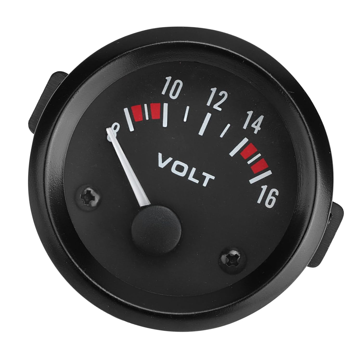 Car Universal 12V Voltmeter 52Mm/2In Voltage Meter Gauge for Most 12V Car, White Light, Aluminum Alloy Material image number 3