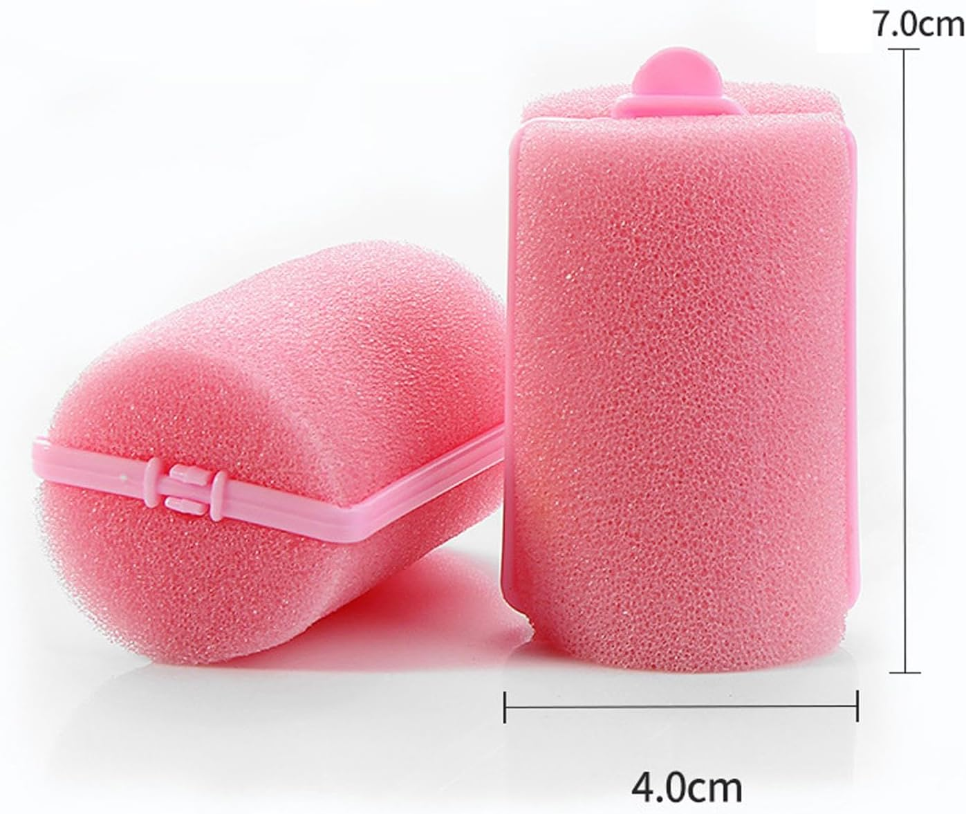 Harayaa 6 Pieces Soft Foam Hair Styling Curlers, Large Size Hairdressing Curlers, 40 Mm Sponge Hair Styling Rollers image number 3