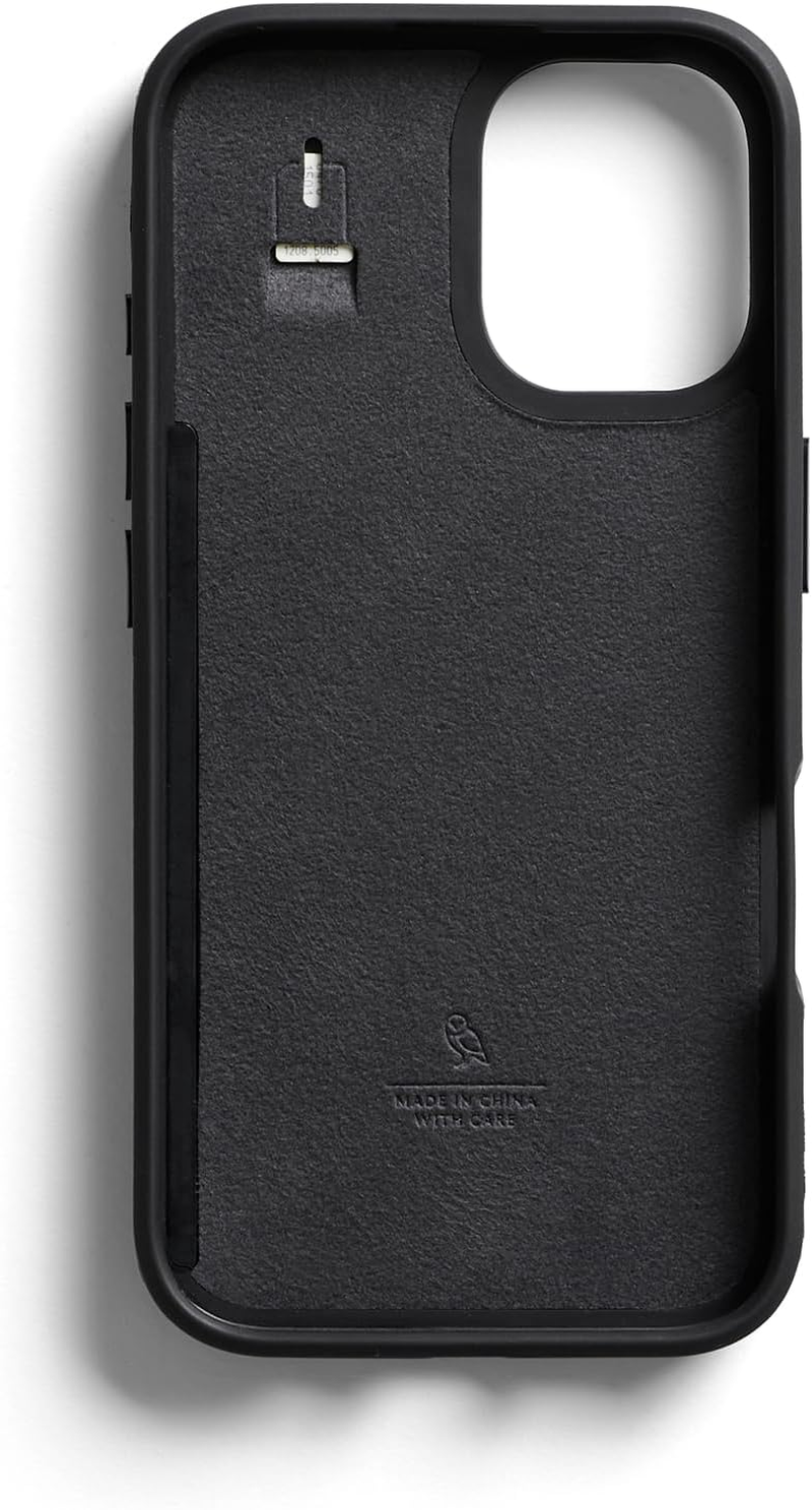 Bellroy Phone Case &ndash; 3 Card for Iphone 16 (Leather Iphone Case, Phone Wallet) - Black - Agave image number 3