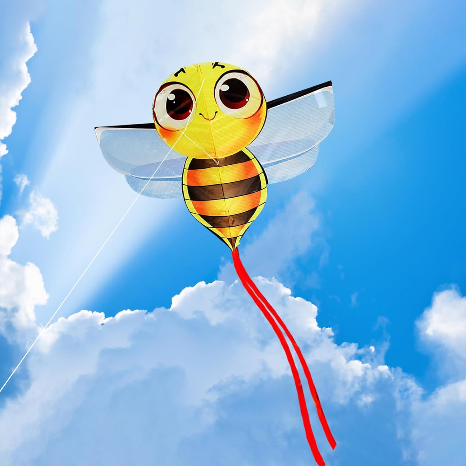 Touch the Sky Cartoon Animal Dragon for Children and Adults, Easy to Fly, Unique Structure Design, Excellent Outdoor Games and Activity Toys. Suitable for Beginners