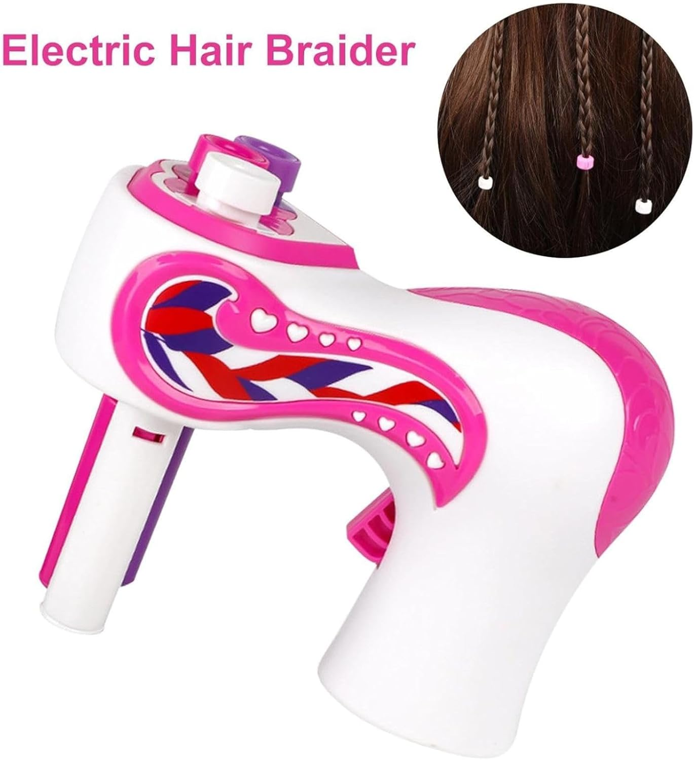 Electric Hair Braiding Machine, Creative Automatic Hair Twister Device for Teen Girls and Kids image number 5