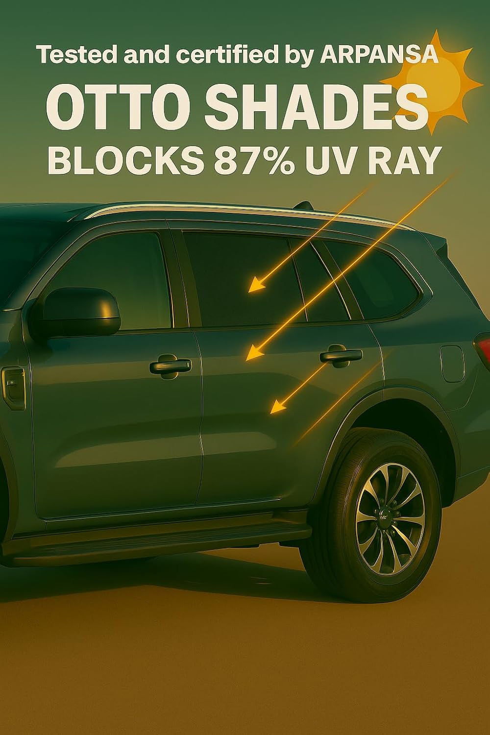 OTTO SHADES Custom Magnetic Mesh Sunshade for Mazda CX-5 2018-2025, Side, Rear & Port Windows Sun Blind for Baby Protection, Uv/Heat Reduction,Privacy Shield (2 Rear + 2 Port Window Shades) image number 6