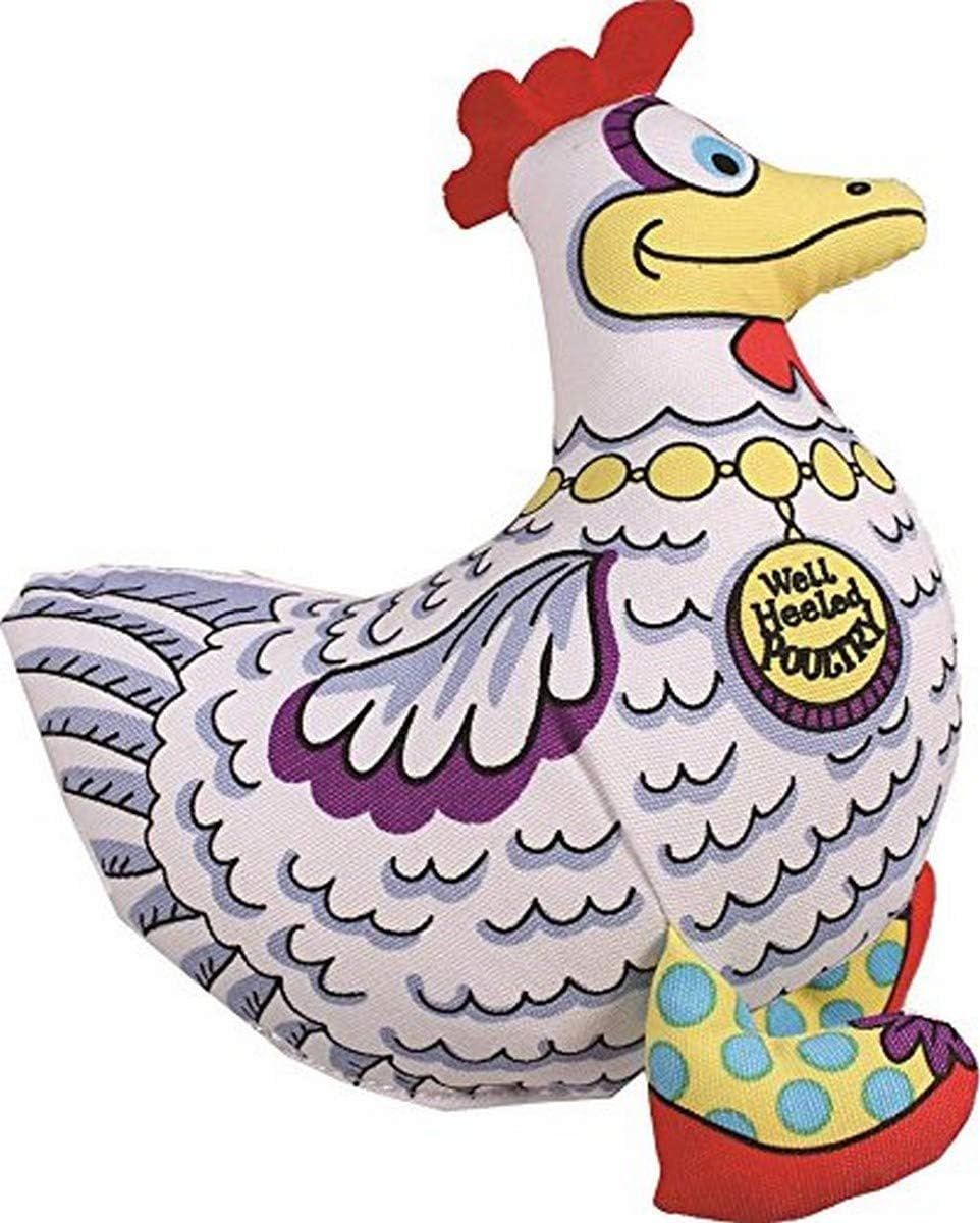 Petstages Madcap Well-Heeled Poultry Dog Toy image number 2
