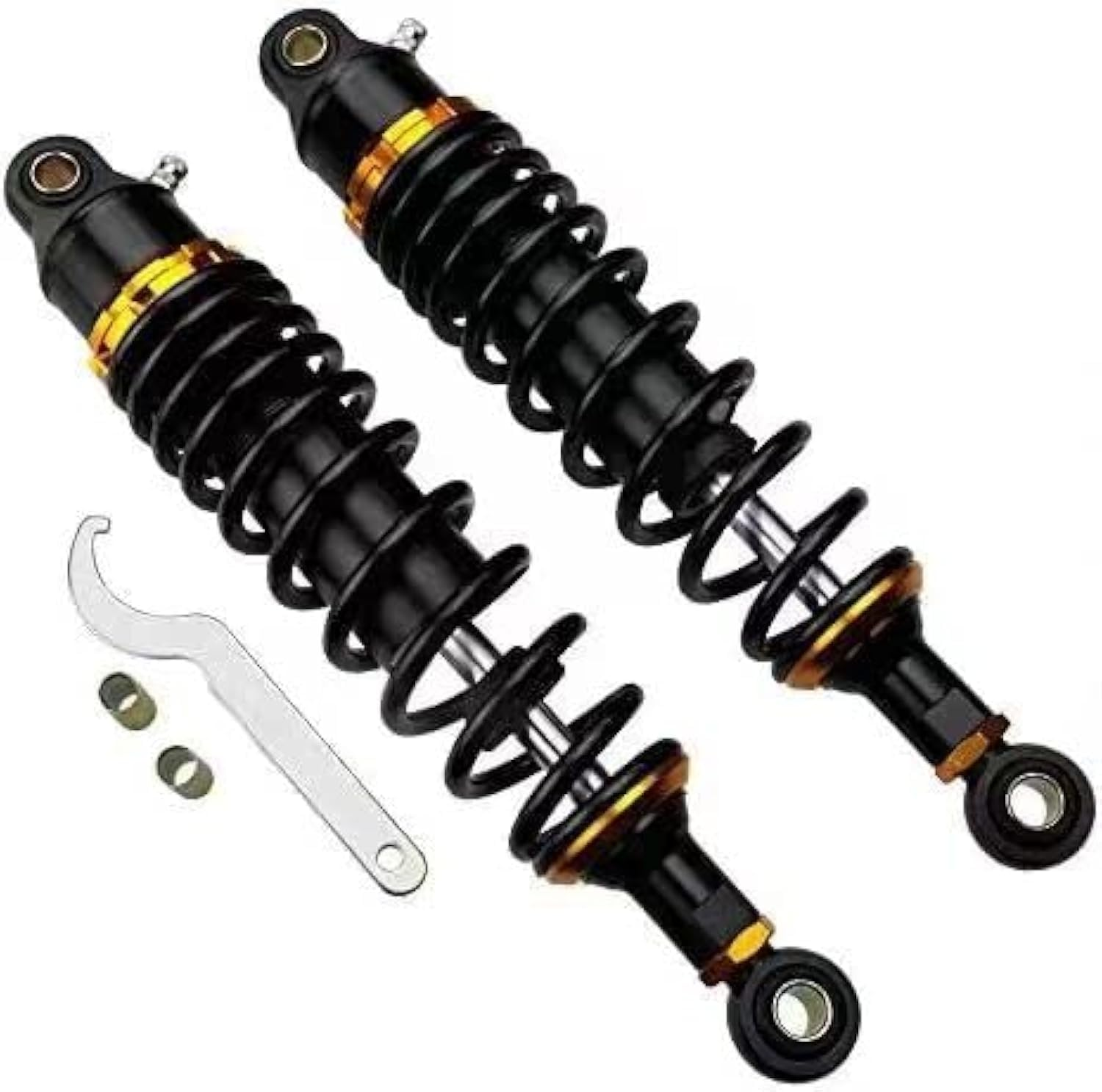 340Mm 13.38 Inch 7Mm Spring Universal Motorbike Air Shock Absorber Rear Suspension ATV Quad Scooter Dirt Bike for 50Cc 75Cc 90Cc 125Cc 150Cc 250Cc 300Cc image number 4