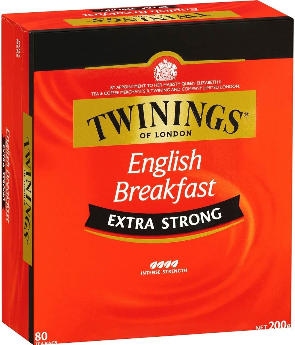 Twinings Extra Strong English Breakfast Tea Bags 80 Pack X 1