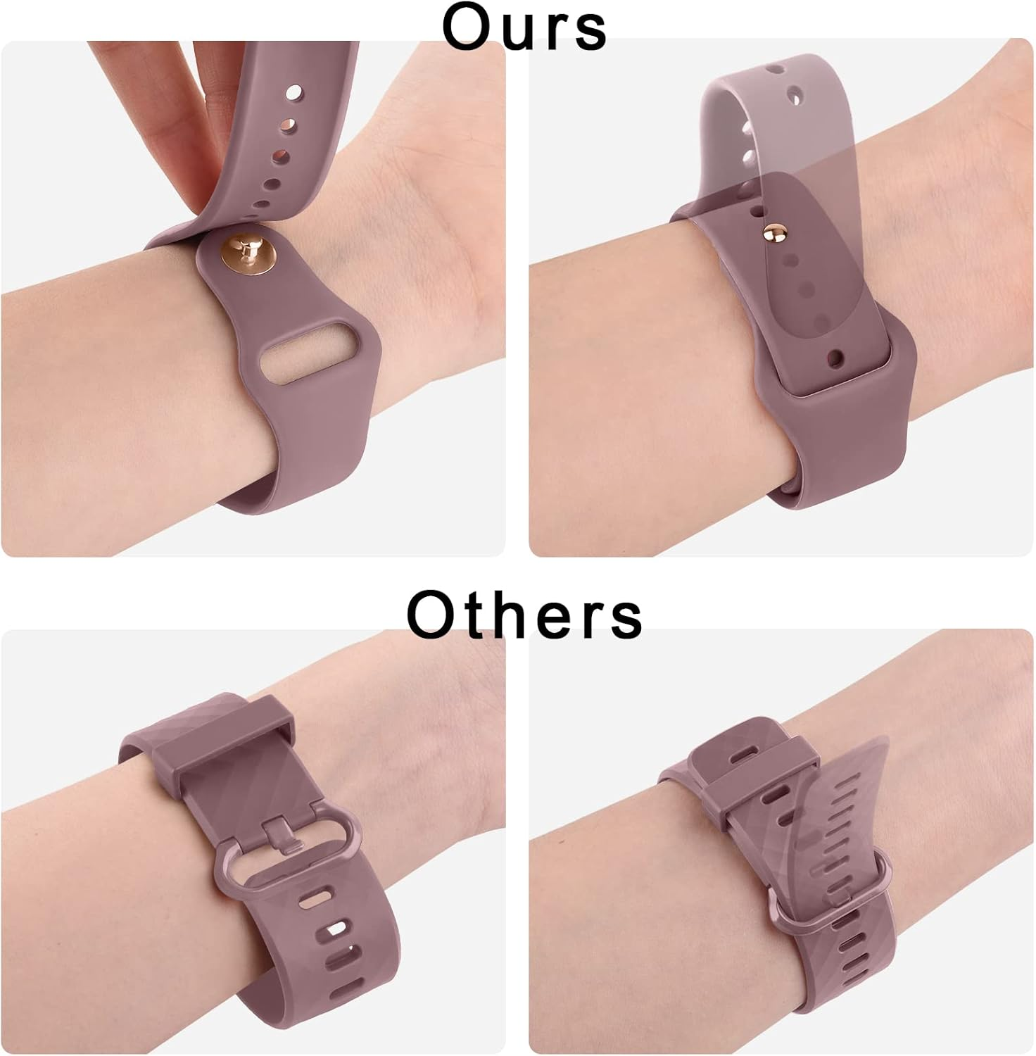 Sport Band for Fitbit Versa 2 / Fitbit Vesra Bands Women Men, Soft Silicone Sport Straps Replacement Wristbands Compatible with Fitbit Versa 2 / Fitbit Versa/Versa Lite/Versa SE Smart Watch image number 6