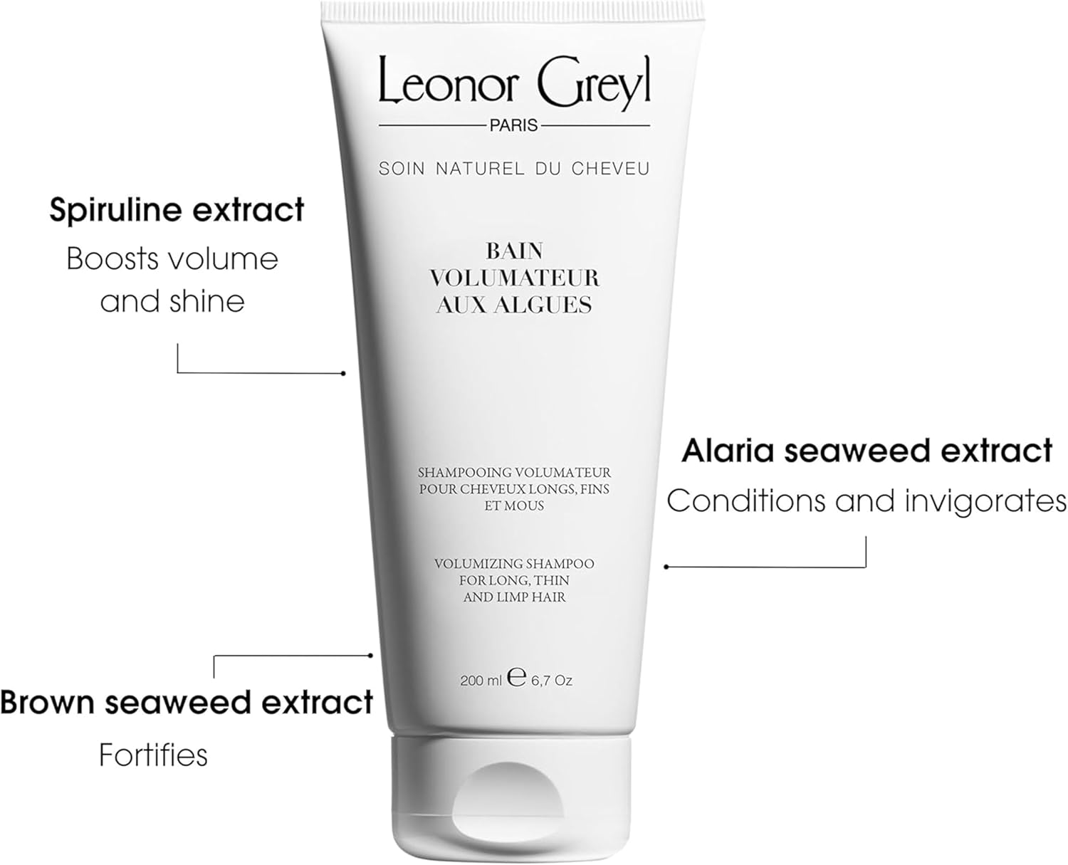 Leonor Greyl Bain Volumateur Aux Algues Shampoo, 200 Ml