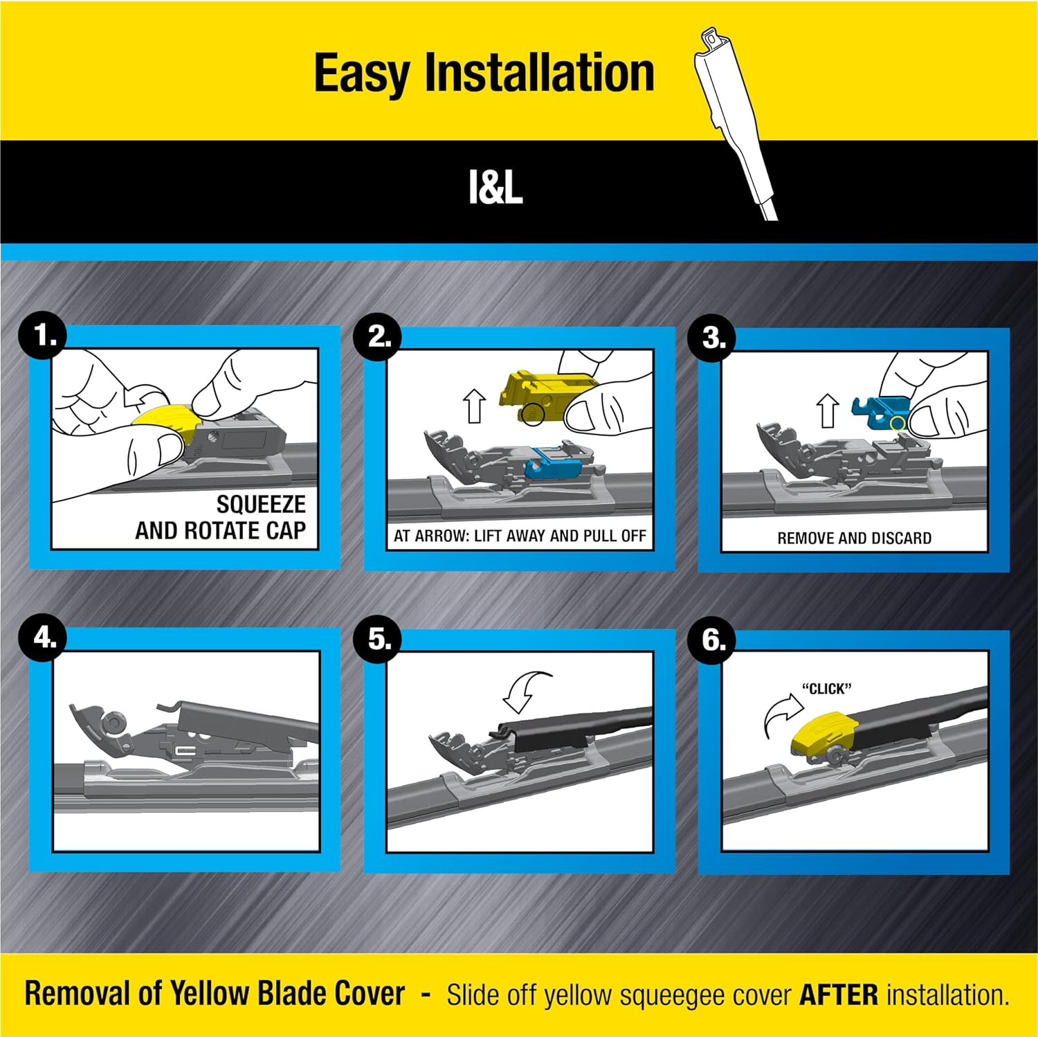 Rain-X 870116 Truck & SUV Premium Wiper Blades, 16 Inch Windshield Wipers (Pack of 1), Automotive Replacement Windshield Wiper Blades Engineered for All Driving Adventures image number 5