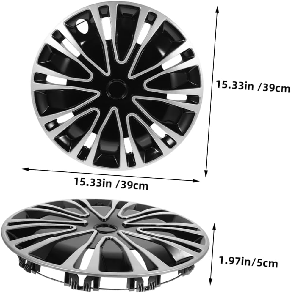 ABOOFAN 2Pcs Decorative Hubcap Car Hubcap Automotive Wheel Hub Cover Decoration for Spare Wheel Cover Car Decoration Accessories image number 2