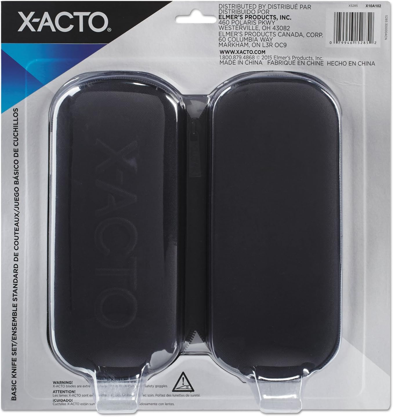 X-ACTO Compression Basic Knife Set, 3 Knives, 13 Blades, Soft Carry Case, 17 Count image number 3