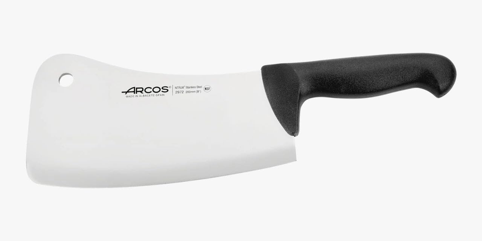 Arcos Cleaver Knife 9 Inch Nitrum Stainless Steel and 240 Mm Blade. Professional Butcher Knife. Ergonomic Polypropylene Handle. Series 2900. Color Yellow image number 6