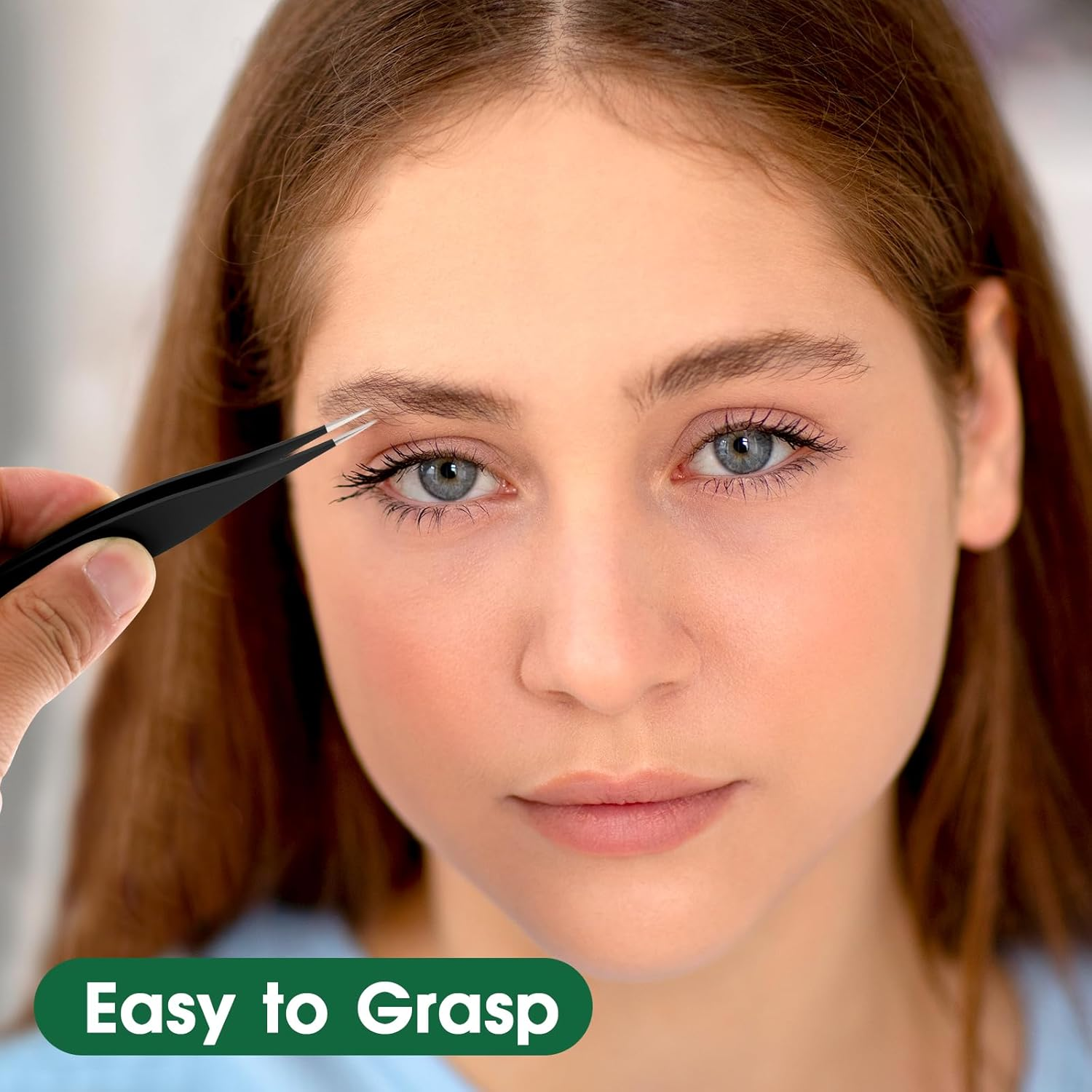 3 Pieces Ingrown Hair Tweezers Pointed Tweezers Precision Needle Point Tip Tweezers Needle Nose Tweezers Stainless Steel Blackhead Remover Eyebrow Tweezers for Facial Hair Remover Black - Black image number 6