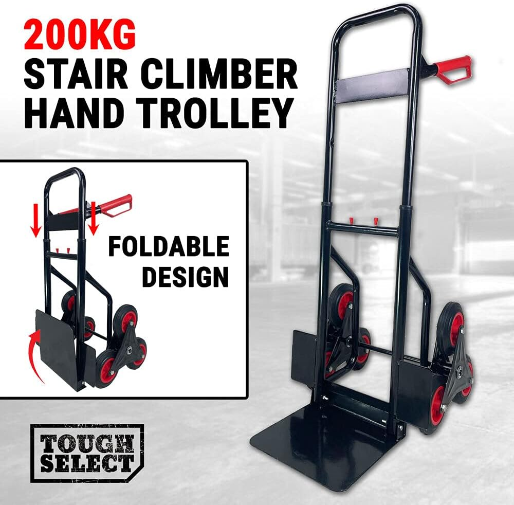 Foldable Stair Climber Hand Trolley Steps Truck Climbing Cart Transport Luggage