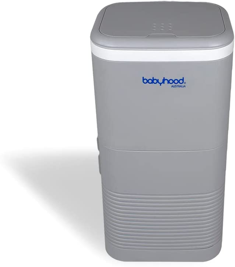 Babyhood Nappy Disposal Bin, Grey image number 4