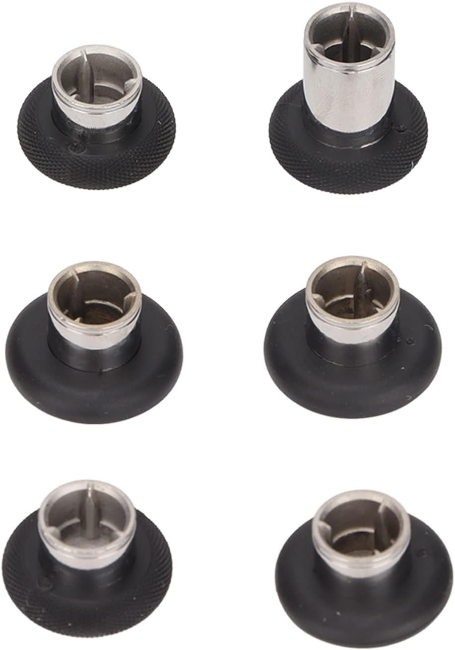 Ejoyous 6 Pack Replacement Joysticks, Stainless Steel Grips, Multiple Heights Adjustable Removable Customizable, for X Box One Controller Series 2 (Model 1797 Only) image number 2