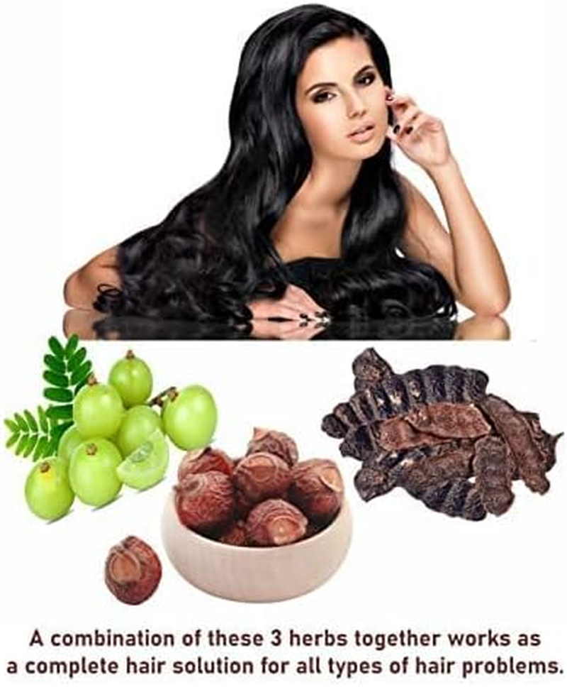 Reetha Amla Shikakai Combo Raw Form |Raw Reetha for Hair |Aritha|Reetha|Ritha|Soapnuts (Sapindus Mukorossi) image number 2