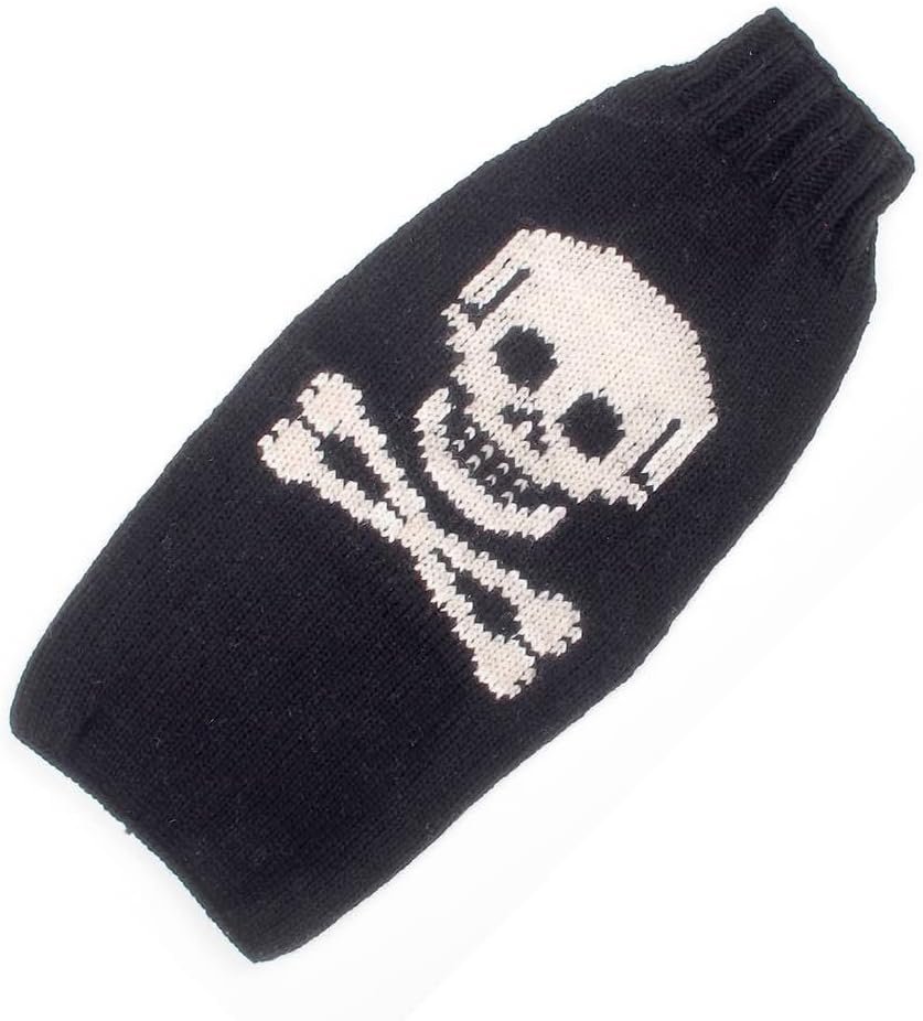 Chilly Dog Black Skull Dog Sweater, Xx-Large image number 2