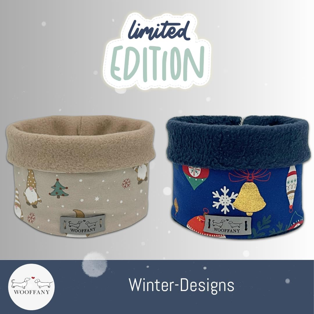 Loop Scarf WOOFFANY - Xmas Special - Limited Edition for Christmas - for Small Dogs to Medium Dog Breeds - Handmade in Germany image number 5