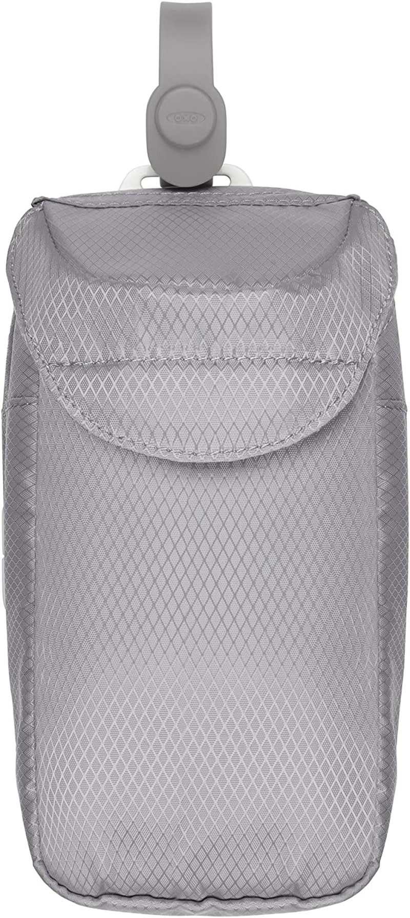 OXO Tot On-The-Go Wipes Dispenser with Diaper Pouch, Gray