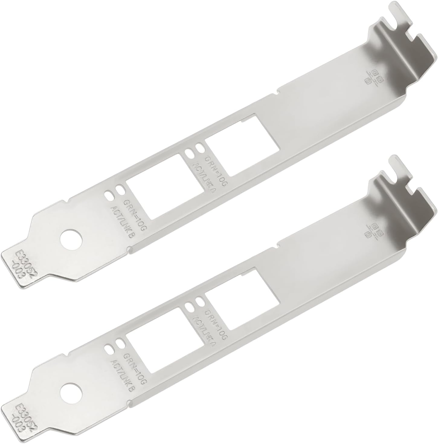 Emagtech 2Pcs Computer Network Card Full Height Bracket Compatible with Intel X520-DA2, 2 SFP+ 10G image number 4