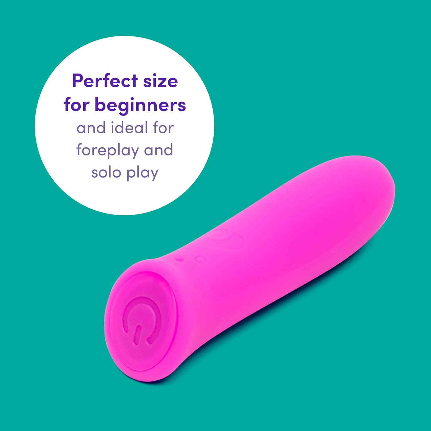 Lovehoney Ignite Bullet Vibrator - 3.5 Inch Silicone Beginner Friendly - 20 Function Mini Bullet Vibrator for Women with Storage Bag - Rechargeable & Waterproof - Pink image number 4