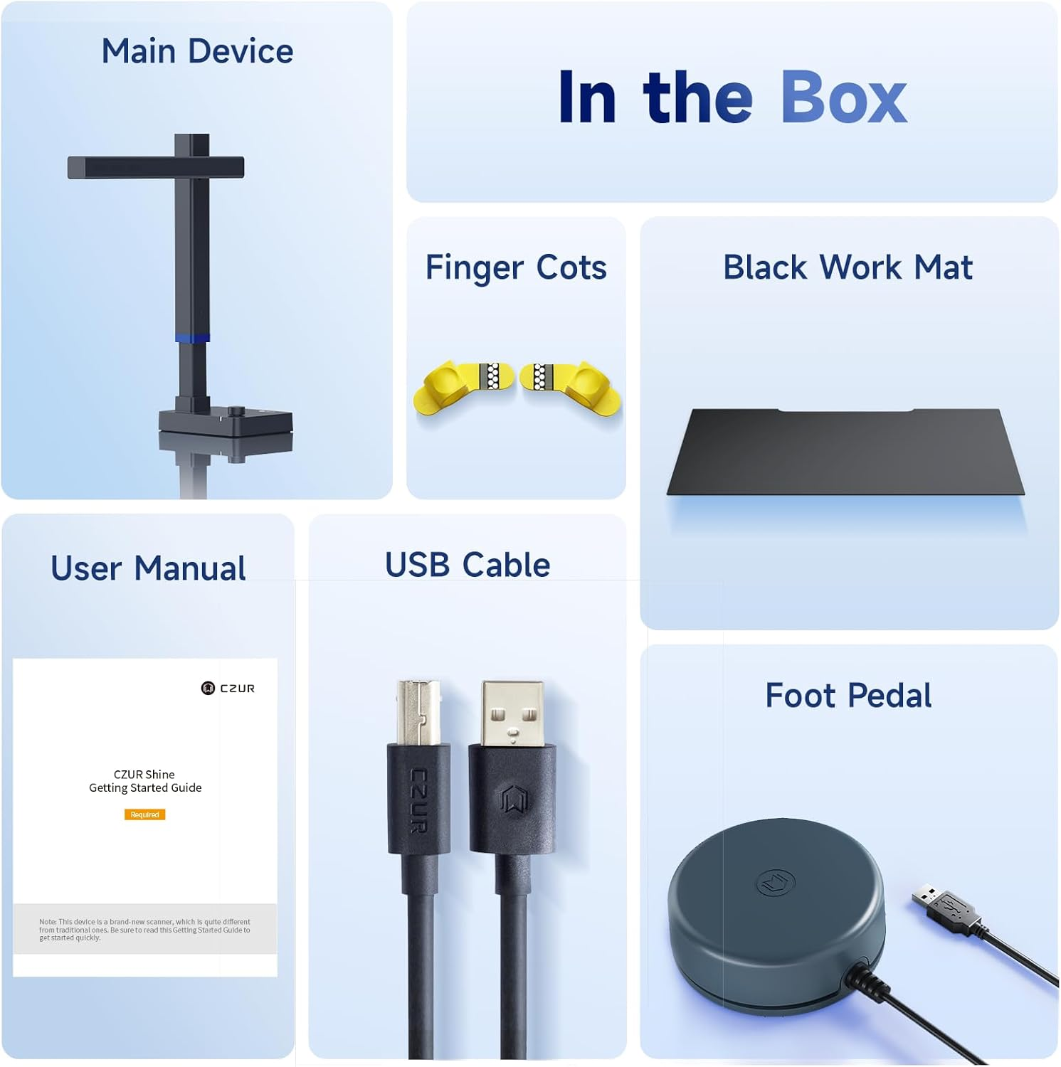 CZUR Shine Ultra Document Camera for Online Teaching & Conference,Auto-Flatten & Deskew Book Scanner, Capture Size A3, Compatible with Windows & Mac OS