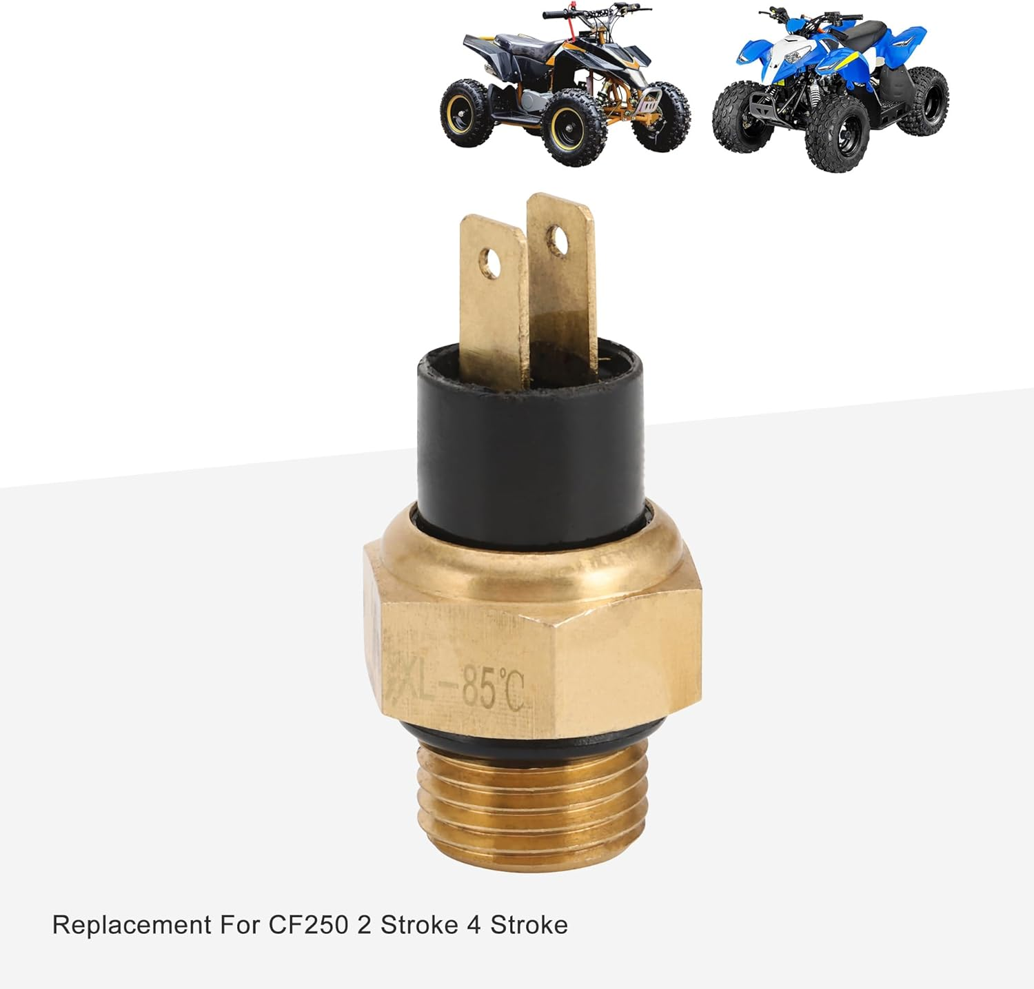 GOOFIT Water Temperature Sensor Radiator Themostat Switch for Honda Helix CN250 Elite CH250 Hammerhead 250 Water Cooled 250Cc ATV Go Kart Scooter image number 3