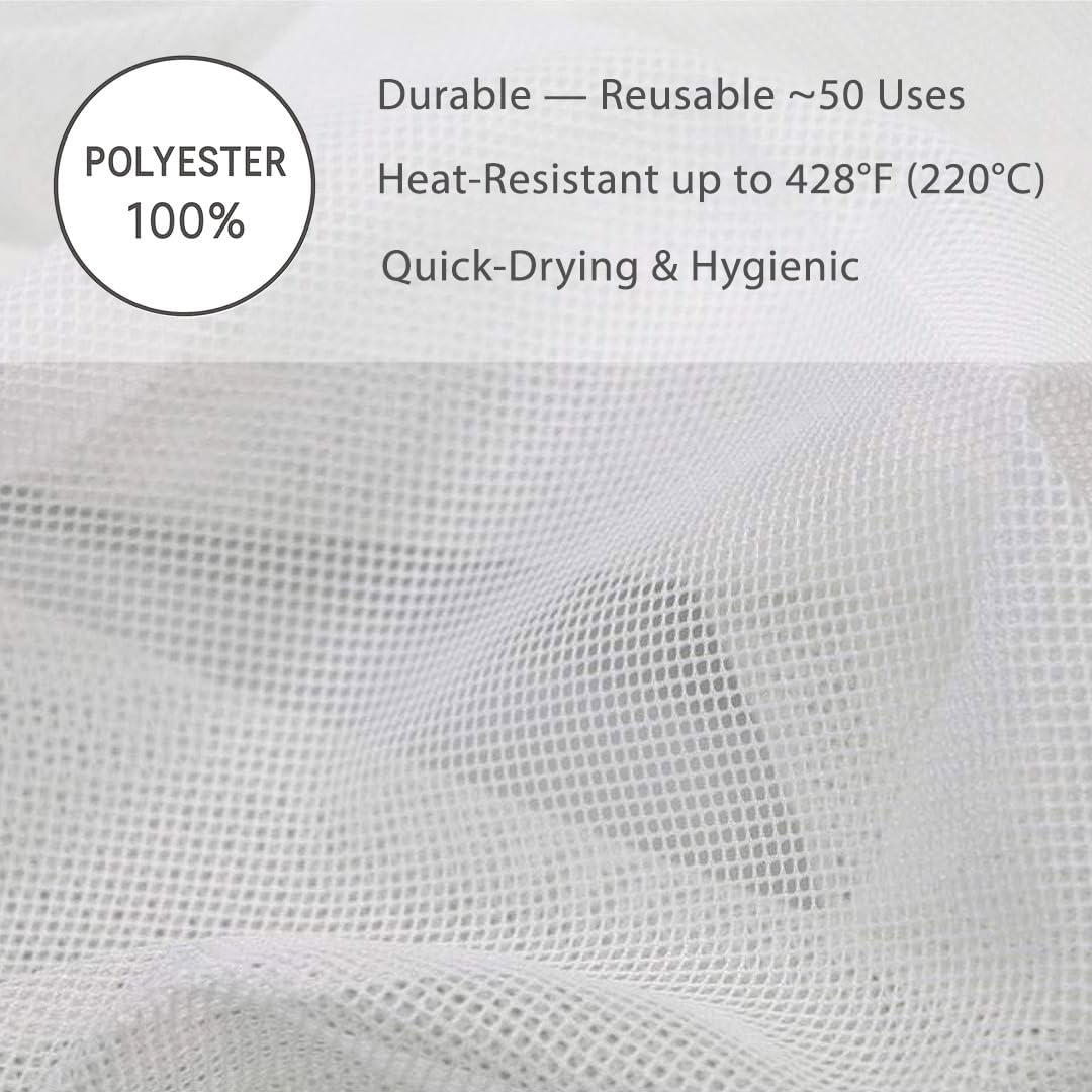 Tikusan Rice Net Sushi Rice Cooking Net Polyester Napkin Reusable for Commercial Restaurant Rice Cooker Use Made in Japan (L Size (40"X40")) image number 2