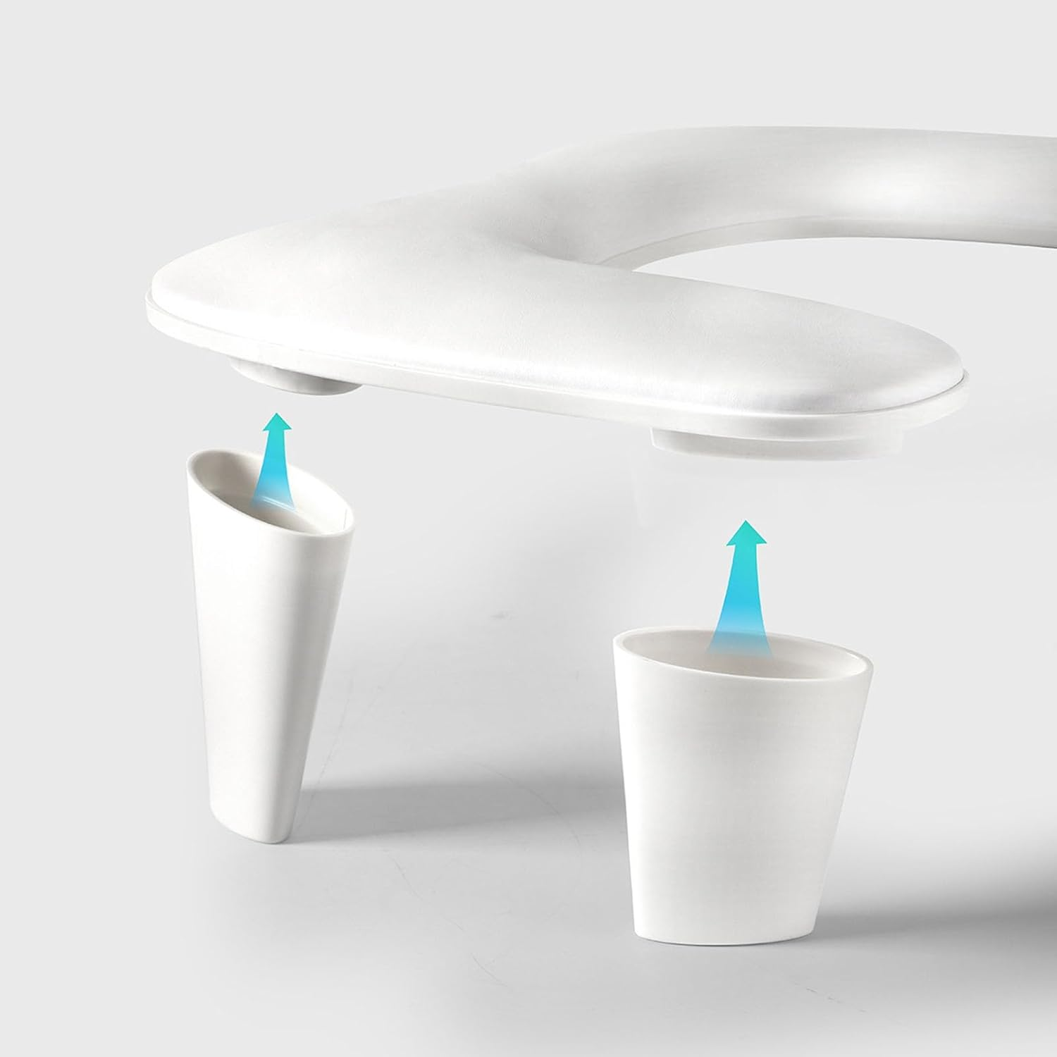 Harayaa PU Leather U Shaped Arm Rest Breathable Nails Cushion Hand Holder Professional Detachable Non Slip for Home DIY Acrylic Nails image number 4