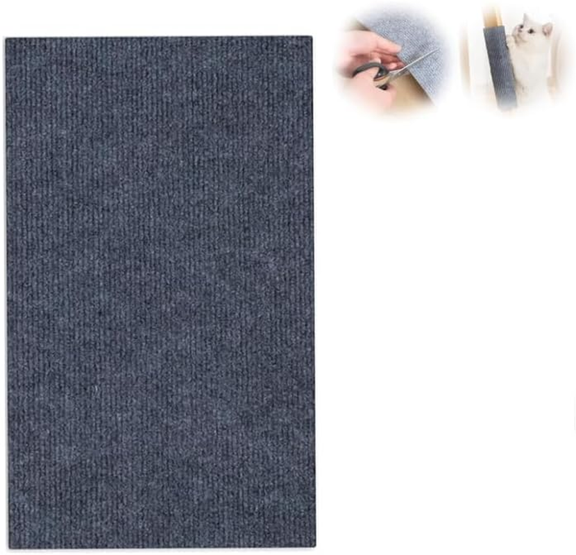 Climbing Cat Scratcher, DIY Climbing Cat Scratcher, Trimmable Self-Adhesive Carpet Cat Mat Pad,Cat Scratch Furniture Protector,Cat Climbing Wall Wear-Resistant (Brown, 15.7 * 39In)