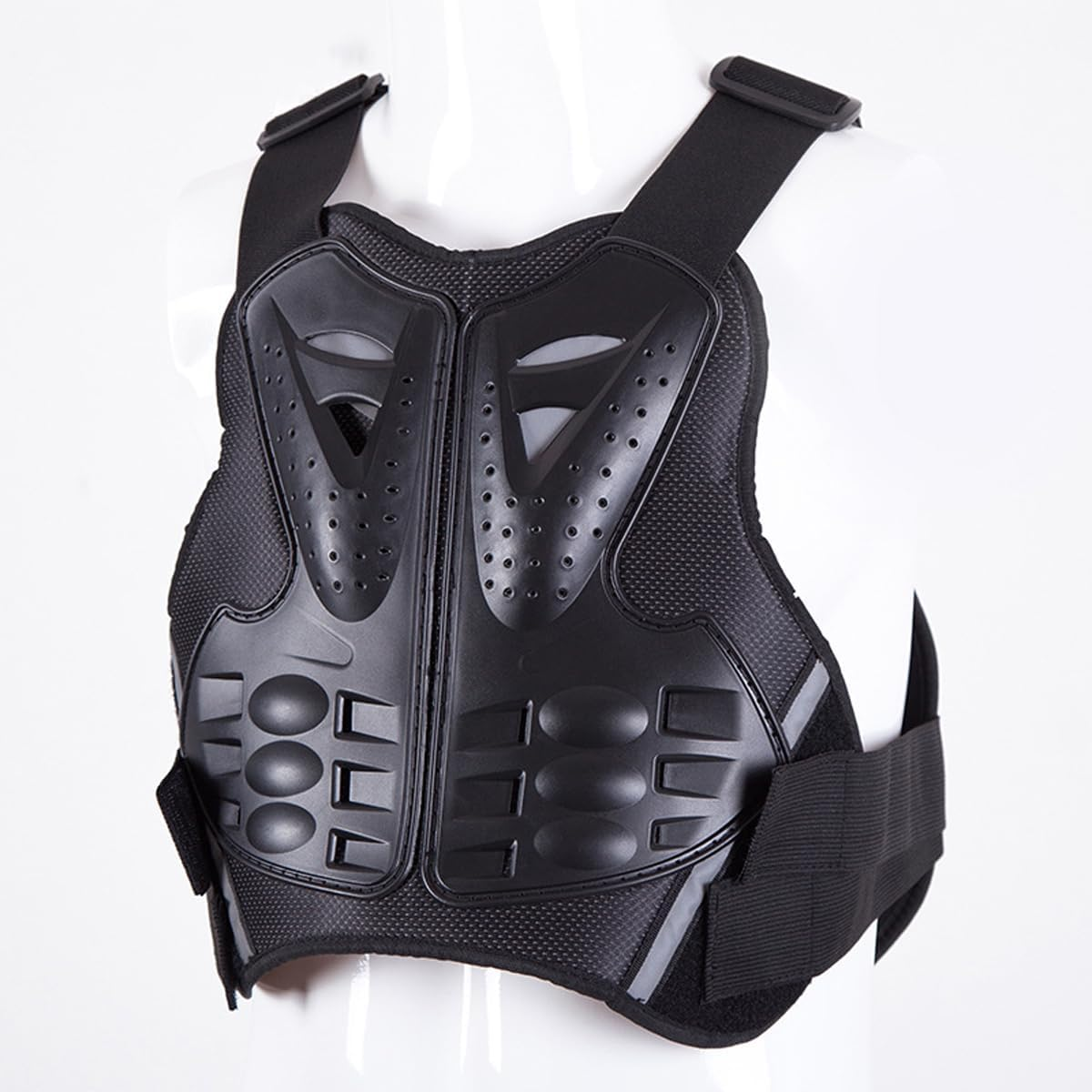 AIMALL Youth Motocross Armor Vest, Low - Profile Motorcycle Protector with Adjustable Straps, PP Shell & Shock - Absorbing Foam, Chest/Back/Shoulder Protection for off - Road Sports image number 2