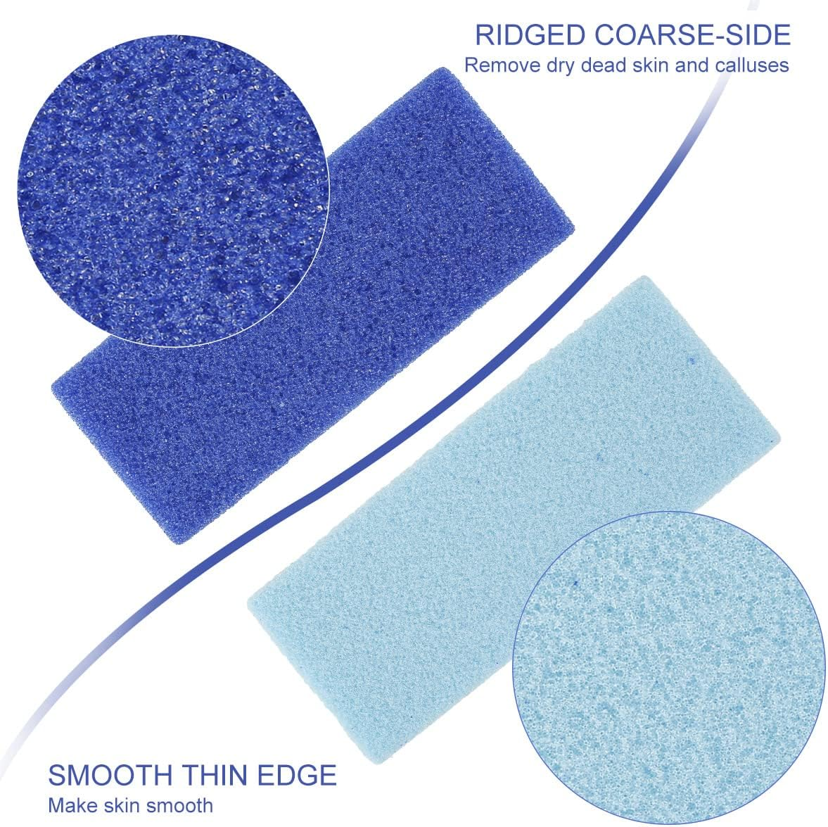 Pumice Stone for Feet,Exfoliator Block Feet Hard Skin Callus Remover Scrubber Pedicure Foot Clean Tool. image number 6