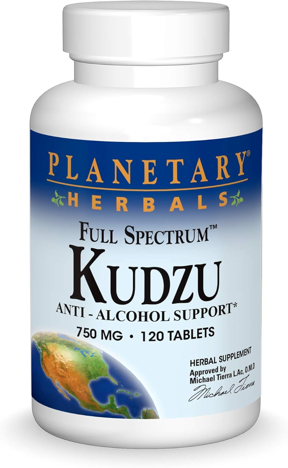 Planetary Herbals - Kudzu Full Spectrum 750 Mg. - 120 Tablets image number 4