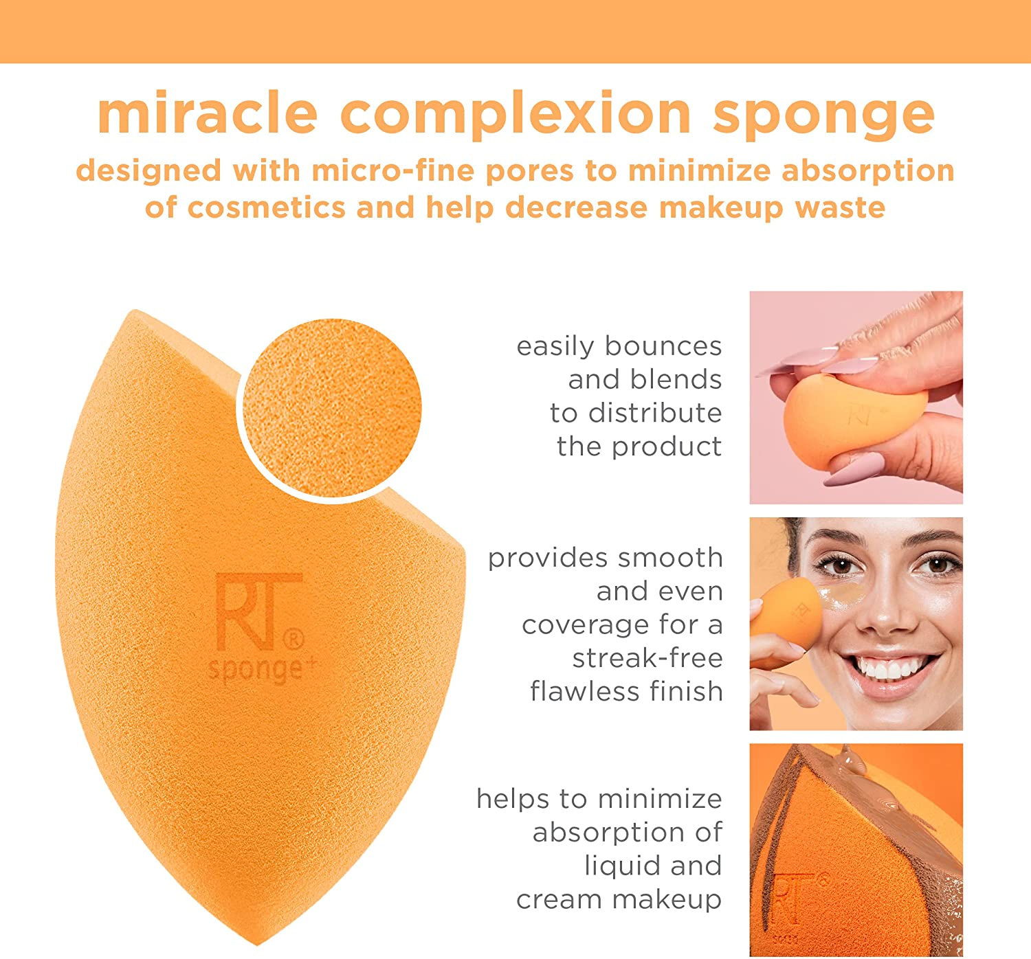 Real Techniques Miracle Complexion Sponge with Case image number 1